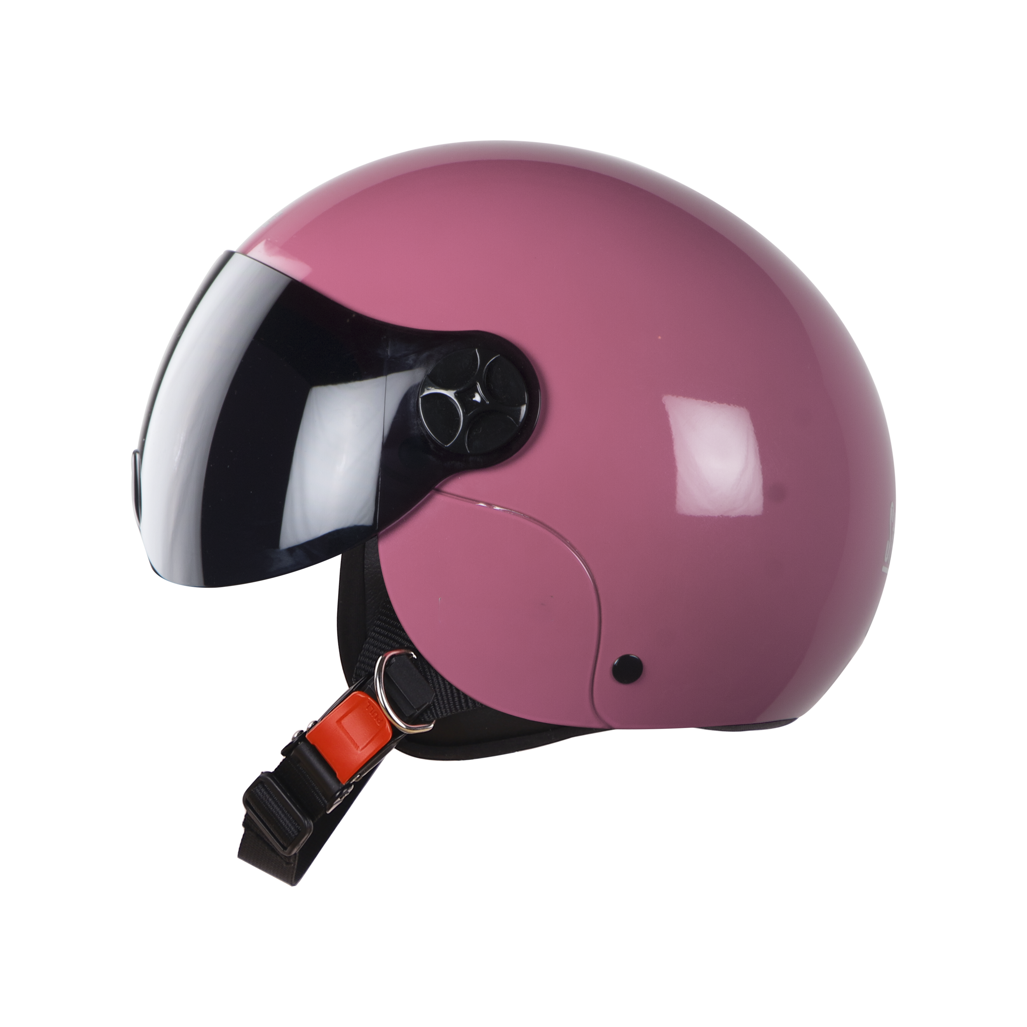 SBH-16 REX GLOSSY PINK (FITTED WITH CLEAR VISOR AND SMOKE VISOR ONLY FOR ILLUSTRATION PURPOSE)